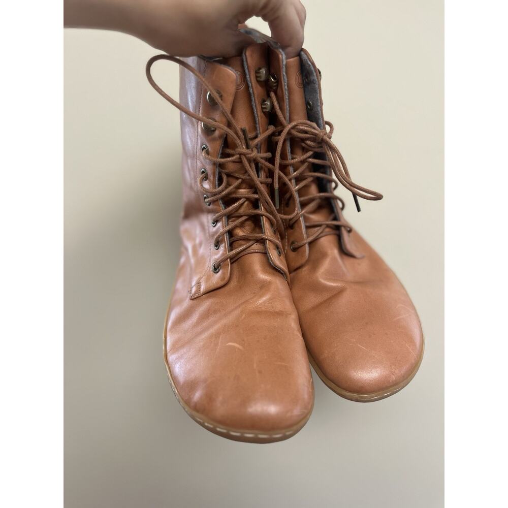 Muki Shoes Alentejo Leather Combat Barefoot Shoes 42 Women
